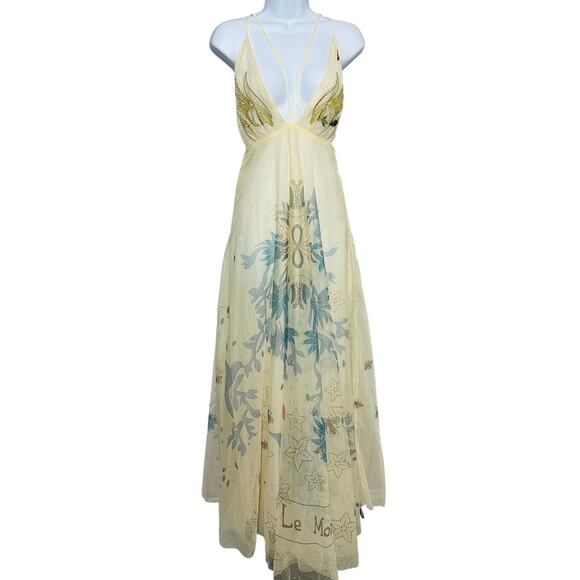 Strappy Tulle Maxi Dress - Picture 4 of 12